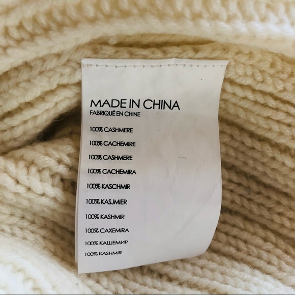 Club Monaco cashmere ivory bell sleeve sweater - Picture 6 of 6